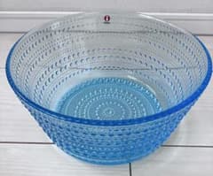 欠けあり】イッタラ カステヘルミ ボウル 1.9L ライトブルー 廃盤