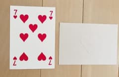 ポストカード 7 days cards トランプ Love