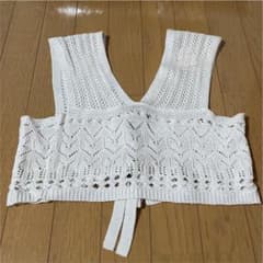 透かし編み ベスト  ビスチェのサムネイル