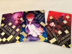 [극장판 Fate HF] 카드 3종(시로·라이더·린&아처)