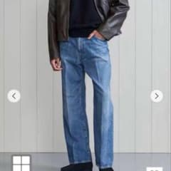 ほぼ未使用】H デニム エモーション フレア 5ポケット パンツ Lサイズ 