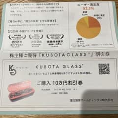 KUBOTA GLASS 10万円割引券 - メルカリ