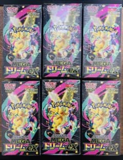 ポケモン ハイクラス MEGAドリームex 新品未開封 6boxシュリンク付