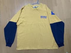 BEN DAVIS トレーナー イエロー/ネイビー サイズL