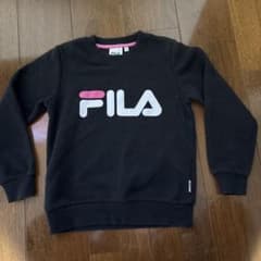 FILA キッズ トレーナー 130cm ブラックのサムネイル