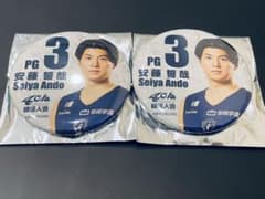 横浜ビー・コルセアーズ 安藤誓哉 缶バッジ ビーコル - メルカリ