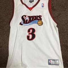 希少！NBA  レジェンドアレンアイバーソンユニフォームのサムネイル