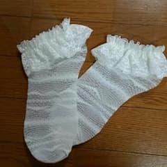 新品　レース　靴下★のサムネイル