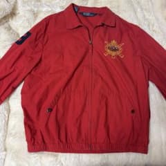 Polo by Ralph Lauren スウィングトップ 赤 刺繍ロゴ Lのサムネイル