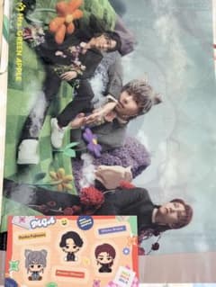 Mrs. GREEN APPLE 이치 반 쿠지 H 상 클리어 파일 & 스티커