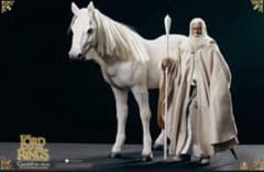 ●ASMOS TOYS (1/6白いガンダルフ&シャドウファックス)フィギュア● Asmus Toys 1/6 白のガンダルフ with 飛蔭 LOTR003 シャドウ