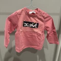 x-girl ピンク 長袖Tシャツ 80cmのサムネイル