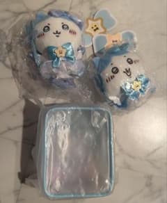 치이카와 슈퍼 진지한 치이카와 마스코트 하치와레 클리어 파우치 치이카와란도