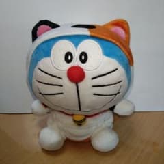 ☆ドラえもん☆ にゃんこスタイル ぽってりお手玉ぬいぐるみ ( 新品、未使用)