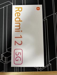 新品未使用Xiaomi Redmi12 5G ミッドナイトブラックのサムネイル