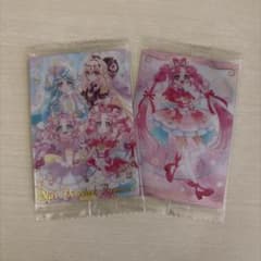 【プリキュアカードウエハース13】キュアミスティック、たんプリ集合絵のサムネイル