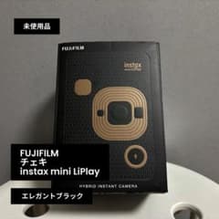 FUJIFILMチェキ instax mini LiPlay エレガントブラック - メルカリ