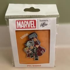 MARVEL THOR PIN BADGE 新品 未開封のサムネイル