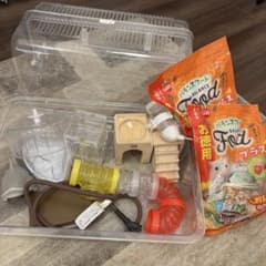 ハムスター飼育セット ケージ・ハウス・給水器・フードのサムネイル