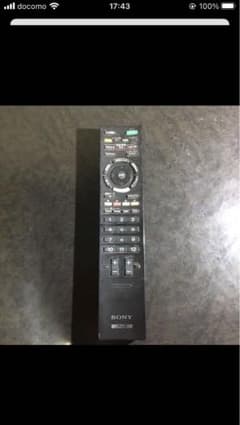 ソニー　SONY純正TVリモコン RM-DJ018のサムネイル