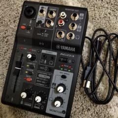 AG03 MK2 YAMAHA オーディオインターフェイス Yamaha AG03 Mk2 3-channel Mixer and USB Audio Interface - Black