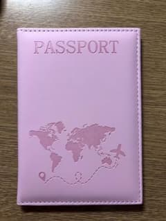 パスポートケース ピンクのサムネイル