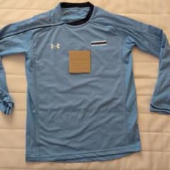 十文字高校　女子サッカーユニホーム　長袖　中古美品　アンダーアーマー　MDサイズ 十文字高校 女子サッカーユニホーム 長袖 中古美品 アンダーアーマー