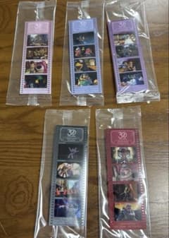 トイストーリー 30周年記念 一番くじ 購入特典 フィルム風ブックマーク 5個のサムネイル