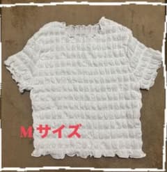 【新品未使用】 GU ショート丈 トップス Mサイズのサムネイル