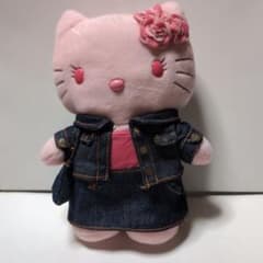 ハローキティ ぬいぐるみ デニム衣装 2001年マクドナルドのサムネイル