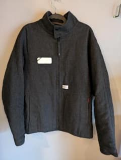 美品】WTAPS ジップアップブルゾン ダークグレー X03(L) バック刺繍 