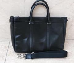 COACH メンズ 2way ビジネスバッグ ブリーフケース 黒 - メルカリ