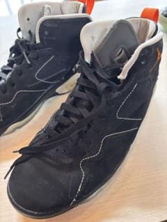 NIKE AIR JORDAN スニーカー ブラック オレンジのサムネイル