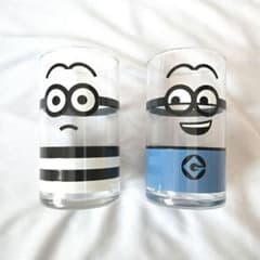 미니언 minion 유리 2 개 세트 이치 반 쿠지 미사용