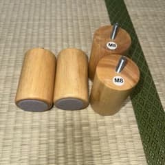 MUJI 木製ベッド脚 M8 8個セット 無印良品 新古品】木製脚・26cm／ナチュラル（M8） | 無印良品