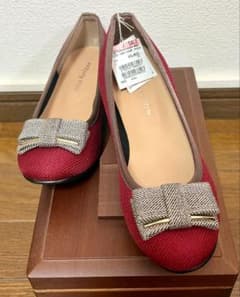 miss horizons パンプス23.0cm 赤のサムネイル