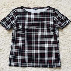 【バーバリーロンドン】半袖ノバチェックTシャツ　M ホース刺繍のサムネイル