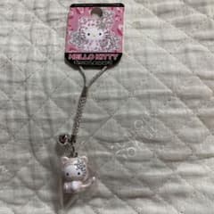 ハローキティ　根付け　雪豹　2005年　スノーレオパード 平成レトロ キティ 根付け ストラップ スノーレパード 雪豹 ピンク豹柄