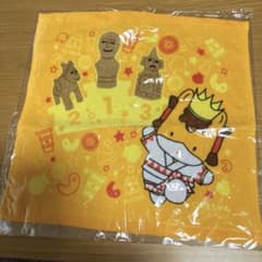 ぐんまちゃん　キャラクタータオル オレンジ色のサムネイル