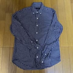 メンズ 長袖 チェック柄シャツ Mサイズ ネルシャツのサムネイル