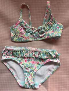 H&M ベビー水着 女の子用 花柄 フリル ビキニ 92cmのサムネイル