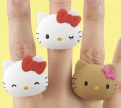 【コンプリートセット】ハローキティ喜怒哀楽リング HELLO KITTYのサムネイル