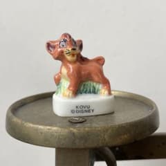 ヴィンテージ フランス フェーブ 陶器 ディズニー ライオンキング コブ