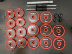 Wolfyok ダンベル 可変式 スチール製 総重量25kg 12.5kg×2のサムネイル