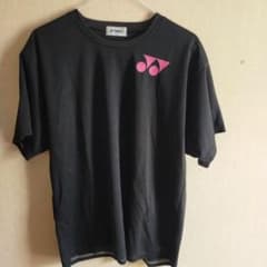 YONEX バドミントンシャツ L 黒 ピンクのサムネイル