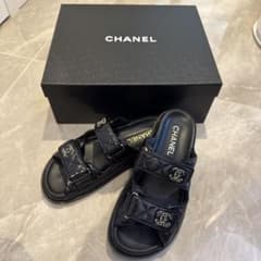 CHANEL⭐︎スポーツサンダル⭐︎ブラック36 CHANEL シャネル スポーツサンダル ブラック 36 - メルカリ