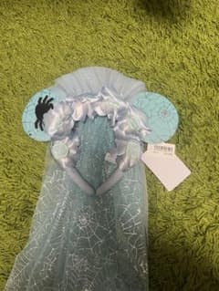 ディズニー 花嫁カチューシャ 水色のサムネイル