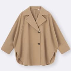 GU★未使用★コージーメルトンケープコート　Mサイズのサムネイル
