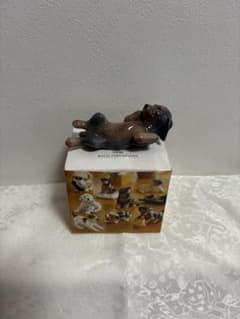 ロイヤルコペンハーゲン ダックス 犬 フィギュリン 置物 - メルカリ
