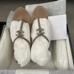 최종 가격 인하! CHANEL 크리스탈 스트랩 샌들